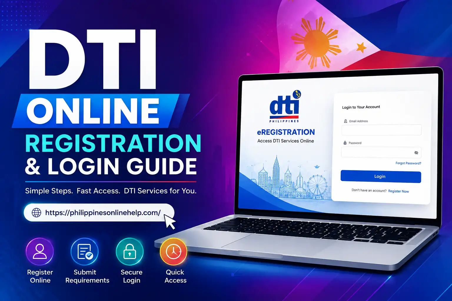 DTI Online Registration and Login Guide for Philippines