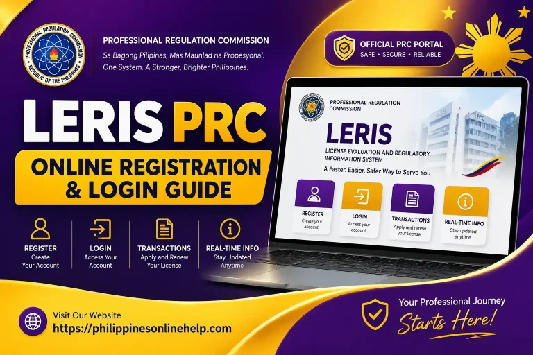 LERIS PRC Online Registration and Login Guide 2026