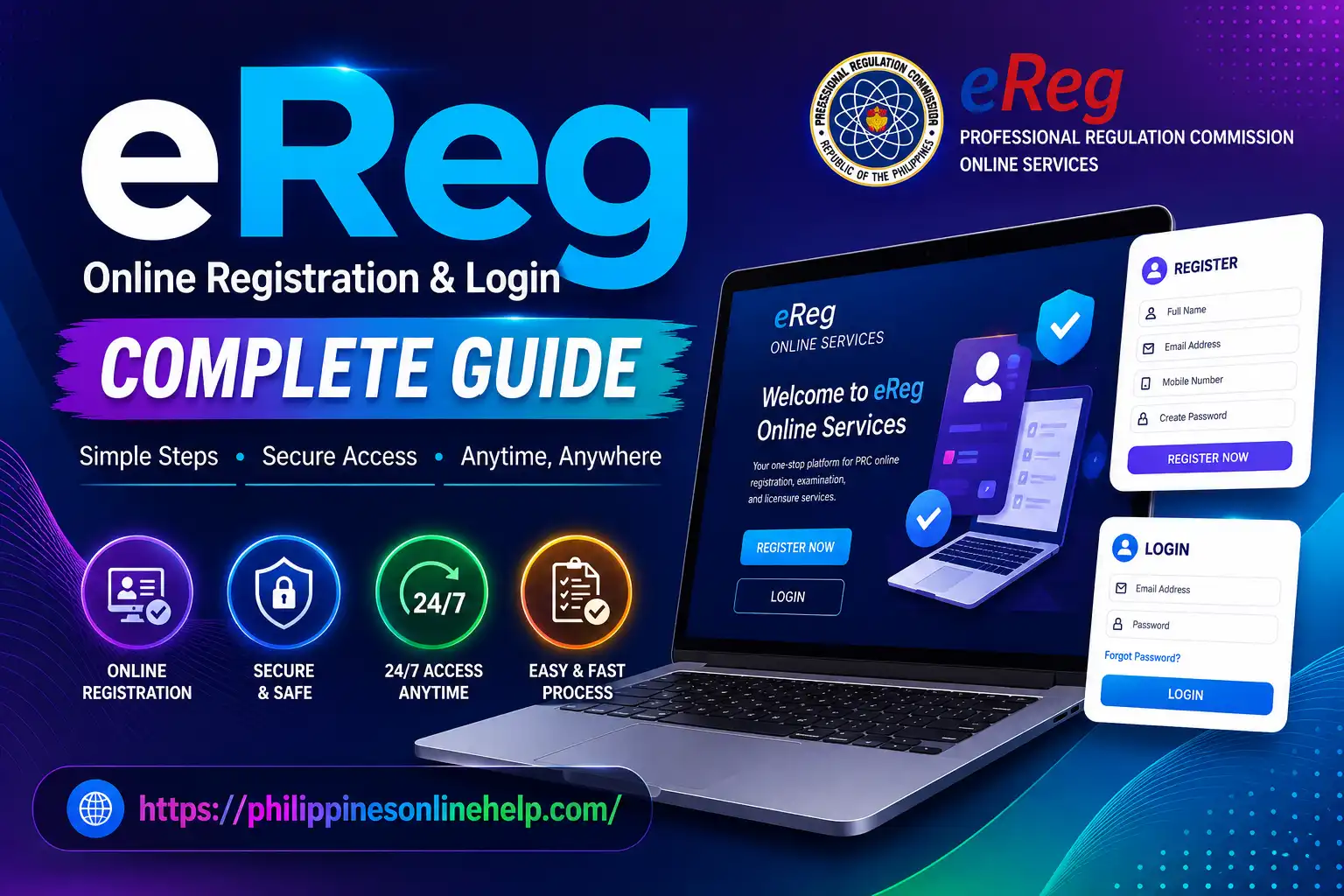eReg Online Registration and Login Complete Guide 2026